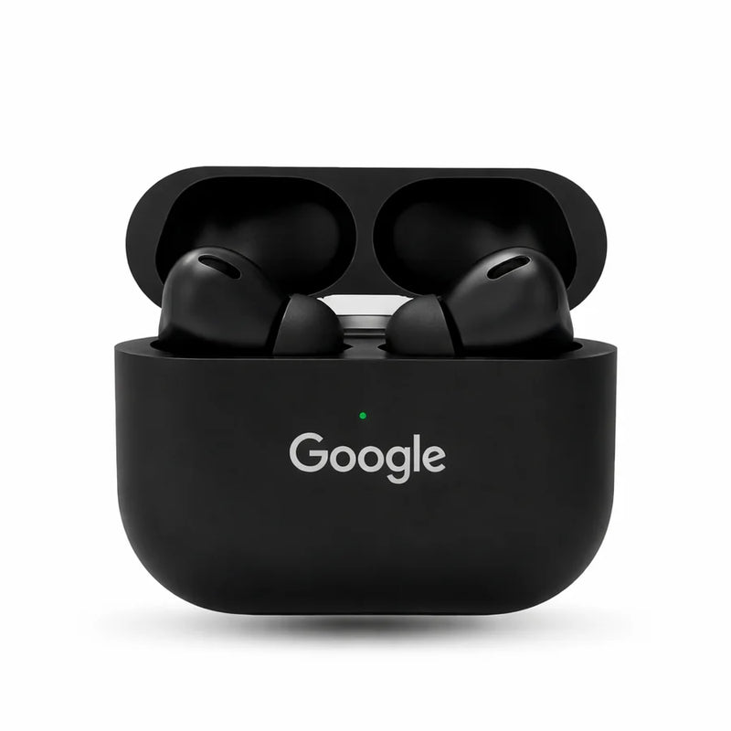 Google AirPods Black – Premium Wireless Earbuds with Smart Sound